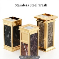 Hotel Trash Can Lobby Ash Bin Commercial Hotel Corridor Elevator Ashtray Peel Box Stainless Steel Tr
