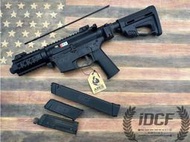 【IDCF】買一送一 ARES M45X-S AEG 短版 電動衝鋒槍 AR-083E 黑色 14554