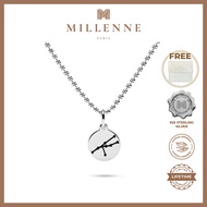 MILLENNE Match The Stars Taurus Zodiac Sign Sterling Silver Pendant Necklace For Women