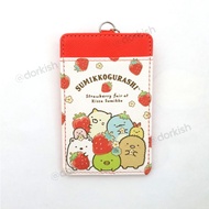 Sanrio Sumikko Gurashi Strawberry Ezlink Card Holder with Keyring