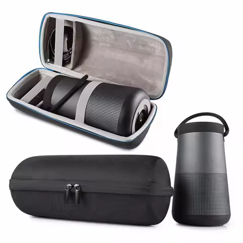 Newest Hard EVA Protective Storage Bag Case for Bose SoundLink Revolve+ Series II Revolve Plus Bluet