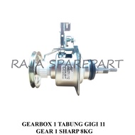 GEARBOX MESIN CUCI/GEARBOX 1 TABUNG GIGI 11 GEAR 1 SHARP 8KG