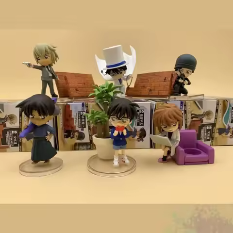 Japanese Re-ment Genuine Detective Conan Kaito Kid Trendy Blind Box Desktop Ornament Birthday Presen