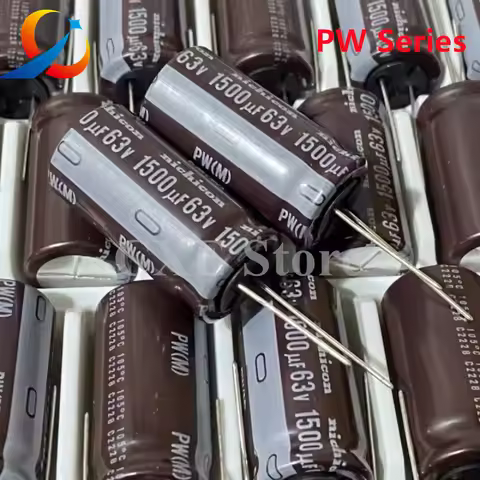 10PCS Nichicon PW Electrolytic capacitors 10V 16V 25V 35V 50V 63V 100V 10UF 22UF 47UF 100UF 220UF 47