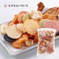【家庭分享裝】日本名古屋特產蝦片仙貝故里海鮮片混合全家福伴手禮零食2包 LHM