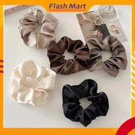 High-end Satin Scrunchy Hair Tie Retro Fabric Ball Headdress Ponytail Hair Tie Influencer Classy Hai
