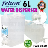 Felton 6 Litre Water Dispenser FWD2160 BPA Free Dual Usage