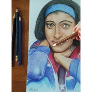 FREE EDIT SUSUN GAMBAR ✅| POTRET BERWARNA hand-drawn| A3