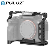 PULUZ Metal Camera Cage Stabilizer Rig for Sony A7 IV / ILCE-7M4 / A7M4 / A7M3 / A7R3  / A7R III(Bla