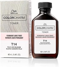 Wella Color Charm Permanent Toner - T14 Pale Ash Blonde For Unisex 1.4 oz Toner