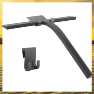 (HARB) Shower Squeegee Silicone Window Squeegee Black Wiper Without Drilling Shower Cleaner with Han