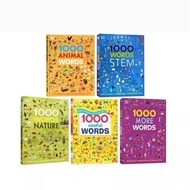 RRR666 “DK 1000 Words STEM/Animal Words/ Useful Words/Words Nature/More Words”Student's Kids Words L