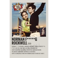 Poster Cover Album Norman F*cking Rockwell! - Lana Del REY