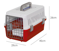 全城熱賣 - 寵物飛機籠飛機籠航空箱托運箱（ATC460紅/白(約5KG用）