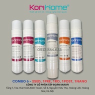 Bộ 6 lõi lọc nước Korihome WPK-605 dùng cho máy lọc nước Korihome WPK-605 Hàng chính hãng NK Hàn Quố