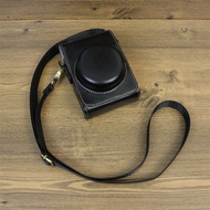 Luxury Retro PU Leather Digital Camera Bag Hard Case Cover Protective For Sony ZV-1F ZV-1 Mark II ZV