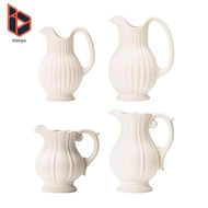 blesiya Ceramic Pitcher Vase Versatile Wedding Centerpieces Farmhouse Pitcher Flower Arrangement Pla