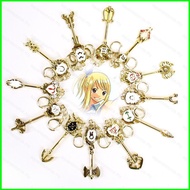 SQ1 FAIRY TAIL Keychain Anime Zodiac Spirit Keyring Aquarius Capricorn Virgo Loke Cosplay Key Chain 