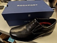 Rockport Charlesroadslipon 男士黑色皮鞋