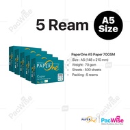 PaperOne/PaperOne A5 Paper/70gsm/80gsm/Copier Paper (500’s/Ream)