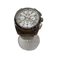 SEIKO Men's Watch Solar Analog Titanium WHT SLV SBXC063