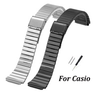 Retro Stainless Steel Watch Strap 18mm 20mm Electronic Watch Band for Casio ​​​​​​​A158 A159 A168 A1