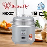 BUTTERFLY Stainless Steel Rice Cooker with Steamer BRC-SS150
