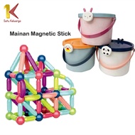 Satu Keluarga Mainan Kreatifitas Anak M211 Magnetic Building Block Rods Mainan Magnetik Anak Magneti