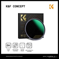 K&F Concept ND Filter ND8 (3-Stops) Filter Fixed Neutral Density Filter Nano-X Series