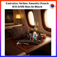 Emirates Airline Man In Black Business Class Amenity Kit Pouch  Luxury Travel Set (Exclude Perfume)