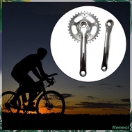 [Freneci] Bicycle Crankset Set Chainwheel Components 165mm Mountain Bike Crank Arm Set