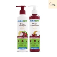 Mamaearth Onion Hair Regrowth Combo Onion Shampoo 250ml + Onion Conditioner 250ml