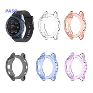 PASO_Protective Shell Soft Clear TPU Smart Watch Case Cover Protector Frame for Garmin Fenix 6X