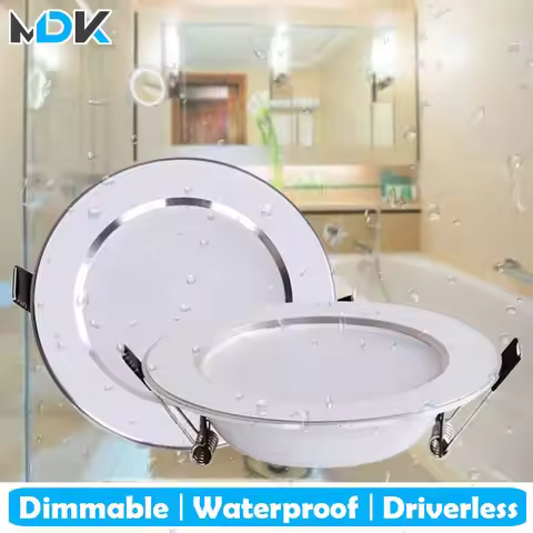 4PCS Waterproof LED Downlights 5W 7W 9W 12W 15W Dimmable Down light Spot Light Outdoor 4000K Ceiling