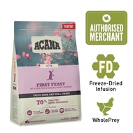 '75% OFF 340g (Exp12Jun26)': ACANA Freeze-Dried Coated First Feast Kitten Grain-Free Dry Cat Food