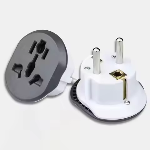 16A Universal EU Travel Adapter Euro Converter UK US AU to EU AC Power Socket Plug Travel Charger Ad
