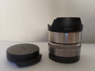 Sony E 16mm f2.8 + VCL-ECU1 0.75x Wide Convertor