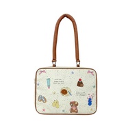 กระเป๋าใส่โน้ตบุ๊ก 14 นิ้ว Lucky Green Dog Tote ปกป้องคอมพิวเตอร์ Macbook ด้านในกระเป๋าใส่โน้ตบุ๊กแบ