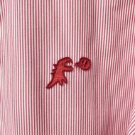 agnes b. SPORT b. 恐龍條紋飛鼠袖襯衫