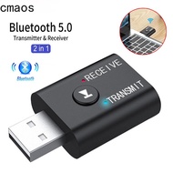 2 In1 USB Wireless Bluetooth Adapter 5.0 Transmiter Bluetooth for Computer TV Laptop Speaker Headset Adapter Bluetooth Receiver