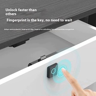 Compact ABS Biometric Security Fingerprint Drawer Lock Smart for Cabinet Shoe Locker File Cabinet Ea