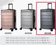 用不到全新 便宜賣 eminent 萬國通路 28吋 可擴充拉鍊PC行李箱 KJ21