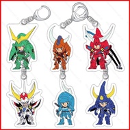 SQ1 Yoroi Shin Den Samurai Troopers Acrylic Keychain Backpack Pendant Bags Accessories Anime Periphe