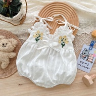 Sweetberry Baby🍒Newborn Baby Girl Romper Camisole Romper Newborn Baby Romper Baju Baby Girls