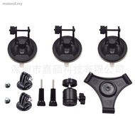 (new)gopro hero8/9 accessories triangular suction cup with gimbal + adapter car surfboard fixing bracket