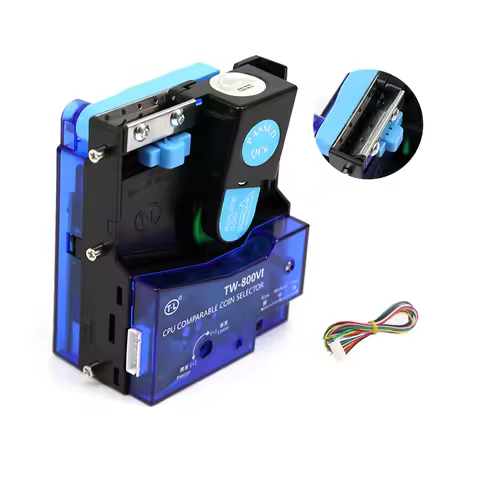 New ArrivalsTW-800 CPU Comparable Coin Selector TW-800VI Coin Acceptor Mechanism Vending Machine Arc