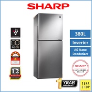 Sharp 3822MSS 380L Inverter 2 Door Fridge Refrigerator Peti Sejuk