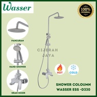 WASSER Shower Tiang Set Stainless ESS-D330 Panas Dingin