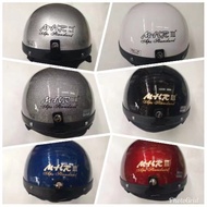 100% ORIGINAL MHR 3 HELMET STENG KURA KURA HALF CUT V2 TOPI KELEDAR BUTTON RED MATT BLACK GREY ORI V