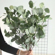 Fake Apple Branches And Leaves Decorated With Eucalyptus Branches